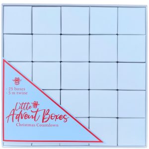 Plain DIY Advent Boxes